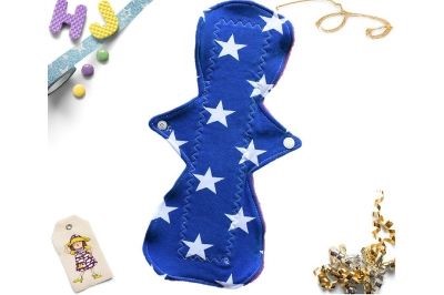 Buy  Single Cloth Pad Royal Blue Stars now using this page